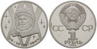 Russland, Rubel 20. Jahrestag des ersten Weltraumfluges einer Frau,