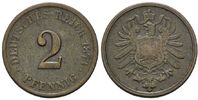 Kaiserreich, 2 Pfennig Kleinmünze,