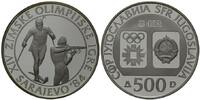 Jugoslawien, 500 Dinar Olympiade Sarajevo 1984 - Biathlon,