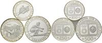 Jugoslawien, 850 Dinar (3 Münzen) Olympiade Sarajevo 1984,