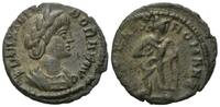 Röm. Reich, AE Follis TRP =Trier, Theodora, Zweite Gemahlin des Constantius I., +335,