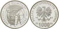 Polen, 1000 Zloty Olympische Spiele 1988 in Seoul,