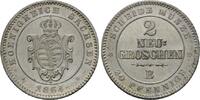 Sachsen, 2 Neugroschen Johann, 1854-1873, -