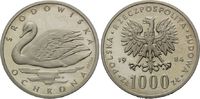 Polen, 1000 Zlotych Schwan,