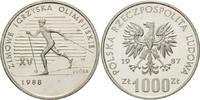 Polen, 1000 Zloty Olympische Spiele in Calgary 1988 - Skilanglauf,