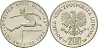 Polen, 200 Zloty Olympische Spiele in Los Angeles 1984 - Hürdenlauf,