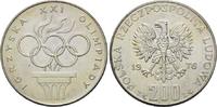 Polen, 200 Zloty Olympische Spiele in Montreal 1976 - Olympisches Feuer,