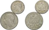 Polen, 2 und 5 Zloty Umlaufmünzen,