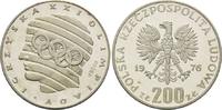 Polen, 200 Zloty Olympische Spiele in Montreal 1976 - Stilisierter Kopf,