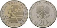 Polen, 20 Zloty Olympische Spiele in Moskau 1980 - Stilisierter Läufer,