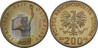 Polen, 200 Zloty Olympische Spiele in Seoul 1988 - Tennis,
