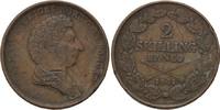 Schweden, 2 Skilling Karl XIV. Johan, 1818-1844,