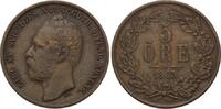 Schweden, 5 Öre Karl XV., 1859-1872,