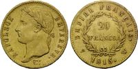 Frankreich, 20 Francs Napoleon I. Bonaparte, 1804-1814, 1815,