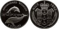 Niue, 5 Dollars Endangered Wildlife - Delphin,