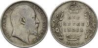 Indien, Rupie Eduard VII., 1901-1910, -