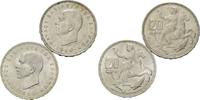 Griechenland, 2x 20 Drachmen Paul I., 1947-1964,