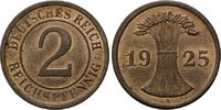Weimarer Republik, 2 Reichspfennig Kleinmünze,