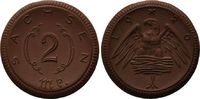 Sachsen, 2 Mark Porzellannotgeld,