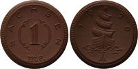 Sachsen, 1 Mark Porzellannotgeld,
