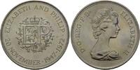 Großbritannien, 25 Pence Silberne Hochzeit, -