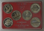 Isle of Man, 6x 1 Crown 200 Jahre Dampfschifffahrt (1788-1988),