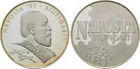 Deutschland, Silbermedaille zu 16 1/2 Euro NAPOSTA '97 Stuttgart, -