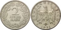 Weimarer Republik, 2 Mark Kleinmünze,