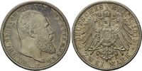 Württemberg, 2 Mark Wilhelm II., 1891-1918,
