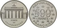 Frankreich, 500 Francs ~ 70 Ecus Bedeutende Bauwerke in Europa - Brandenburger Tor, Berlin,