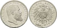 Württemberg, 5 Mark Wilhelm II., 1891-1918,