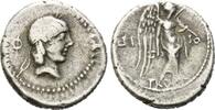 Röm. Republik, AR Denar L. Calpurnius Piso Frugi, 90 v.Chr.,