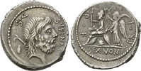 Röm. Republik, AR Denar M. Nonius Sufenas, 59 v.Chr.,