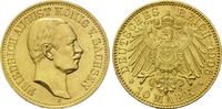 Sachsen, 10 Mark Friedrich August III., 1904-1918,