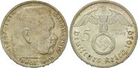 Drittes Reich, 5 Mark Hindenburg,