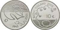 Finnland, 10 Euro 60 Jahre Frieden - Taube,