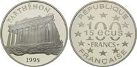 Frankreich, 100 Francs / 15 Ecu Parthenon,