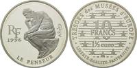 Frankreich, 10 Francs / 1,5 Euro Der Denker von Rodin,