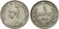 Deutsch Ostafrika, 1/4 Rupie Wilhelm II., 1888-1918,