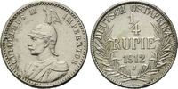 Deutsch Ostafrika, 1/4 Rupie Wilhelm II., 1888-1918,