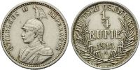 Deutsch Ostafrika, 1/4 Rupie Wilhelm II., 1888-1918,
