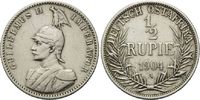 Deutsch Ostafrika, 1/2 Rupie Wilhelm II., 1888-1918,