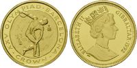 Gibraltar, 1/10 Crown Olympische Spiele Barcelona 1992 - Diskuswerfer,