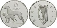 Irland 15 Euro Irischer Wolfshund,