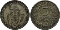 Weimarer Republik, 3 Mark Jahrtausendfeier Rheinlande,