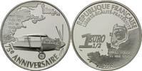 Frankreich, 1 1/2 Euro Erster Atlantikflug - Charles Lindbergh,