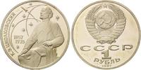 Russland, 1 Rubel 130. Geburtstag von Konstantin Ciolkovskij, Physiker,