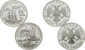Russland, 3 Rubel Expeditionen in die russische Arktis,