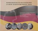 BRD, 5x 10 Euro Gedenkmünzensatz,