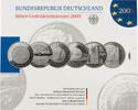 BRD, 6x 10 Euro Gedenkmünzensatz,
